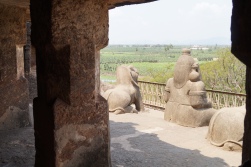 Undavalli Caves looking out