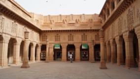 Courtyard inside Umaid Bhavan Palace