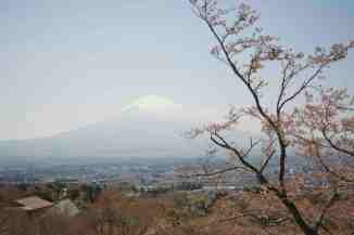 Mt Fuji - view of Mt. Fujisan from the Peace Park