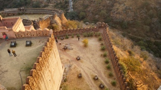the different levels at kumbhalgarh fort