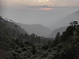 Sunset in the Trikuta Hills